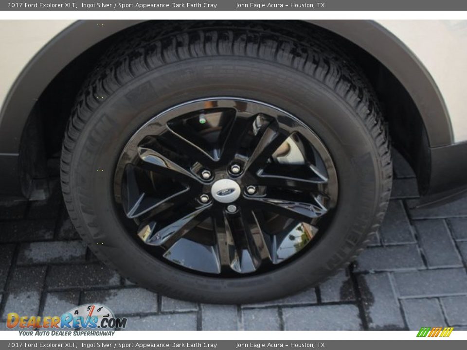 2017 Ford Explorer XLT Ingot Silver / Sport Appearance Dark Earth Gray Photo #10
