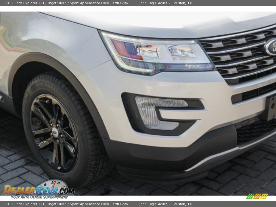 2017 Ford Explorer XLT Ingot Silver / Sport Appearance Dark Earth Gray Photo #12