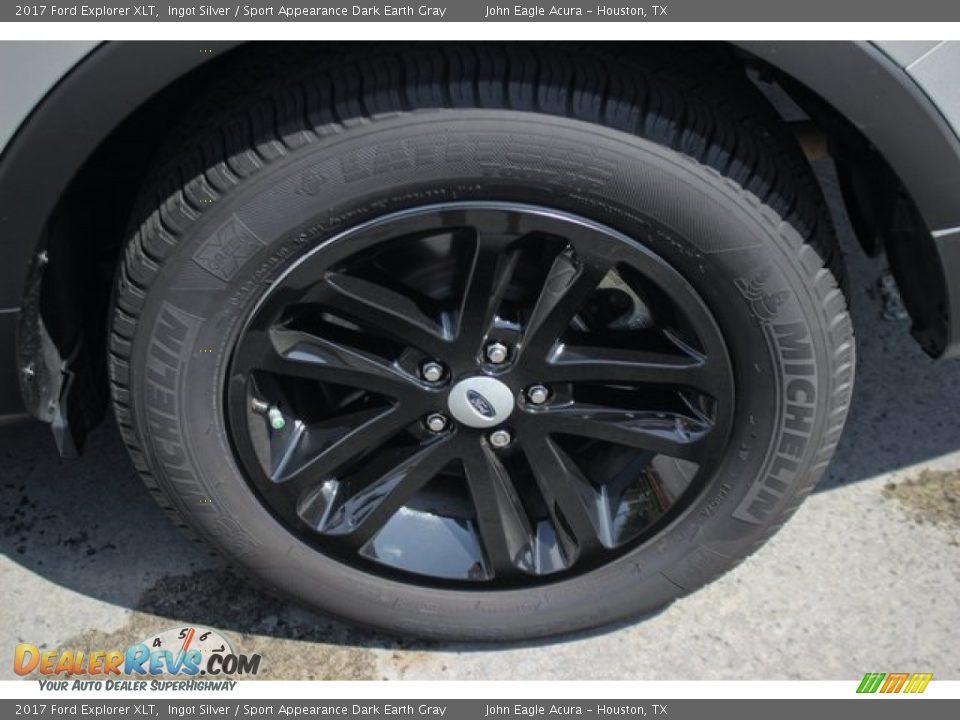 2017 Ford Explorer XLT Ingot Silver / Sport Appearance Dark Earth Gray Photo #13