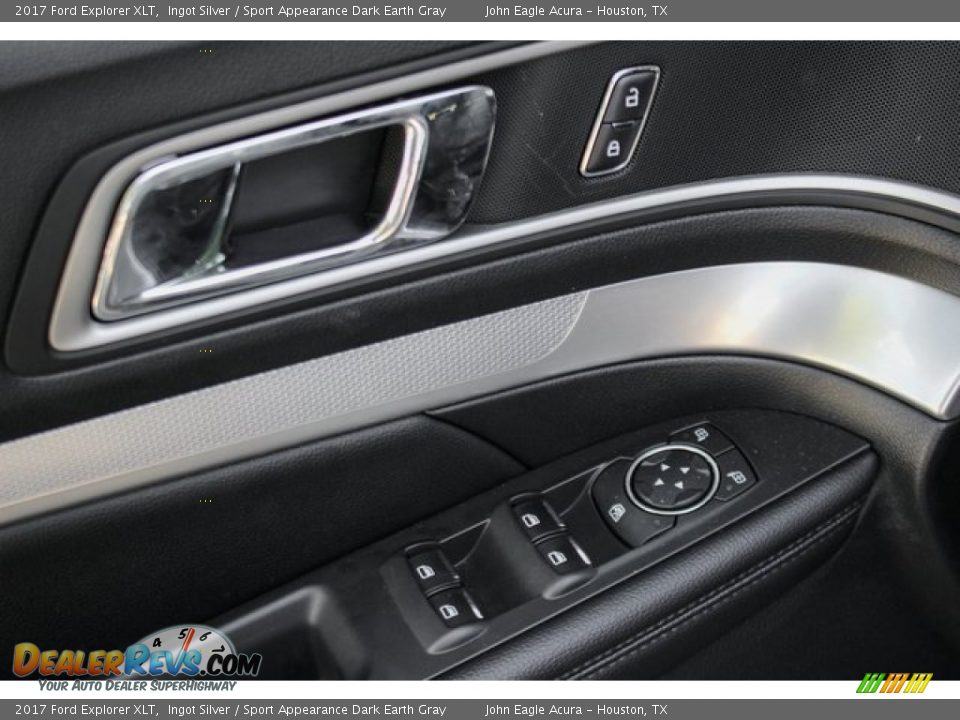 2017 Ford Explorer XLT Ingot Silver / Sport Appearance Dark Earth Gray Photo #15