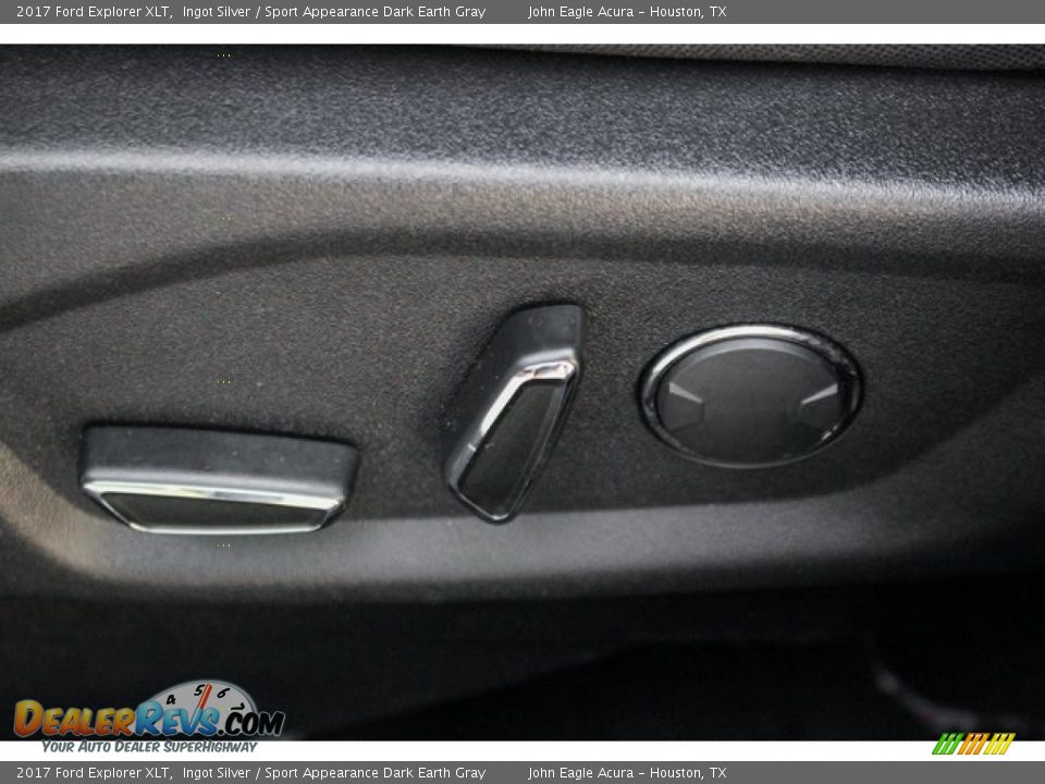 2017 Ford Explorer XLT Ingot Silver / Sport Appearance Dark Earth Gray Photo #16