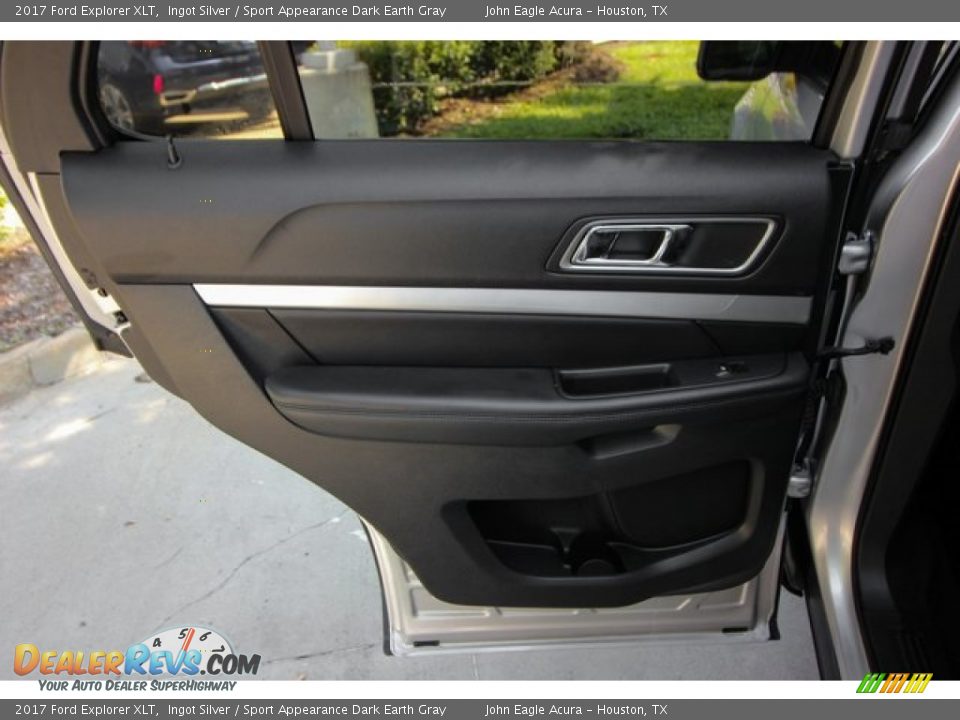 2017 Ford Explorer XLT Ingot Silver / Sport Appearance Dark Earth Gray Photo #19