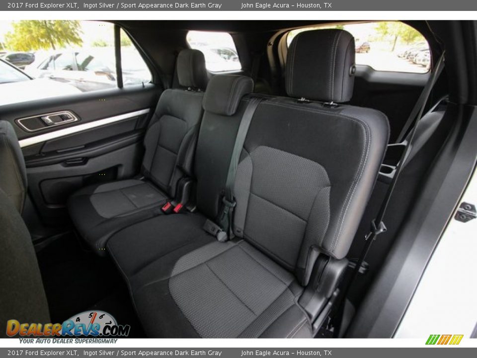 2017 Ford Explorer XLT Ingot Silver / Sport Appearance Dark Earth Gray Photo #20