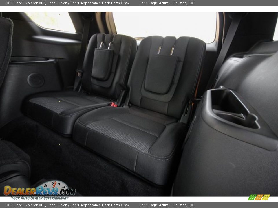 2017 Ford Explorer XLT Ingot Silver / Sport Appearance Dark Earth Gray Photo #21