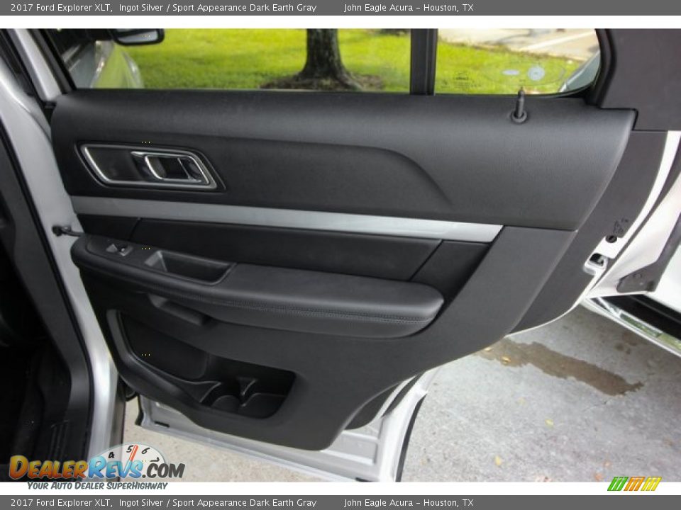 2017 Ford Explorer XLT Ingot Silver / Sport Appearance Dark Earth Gray Photo #23