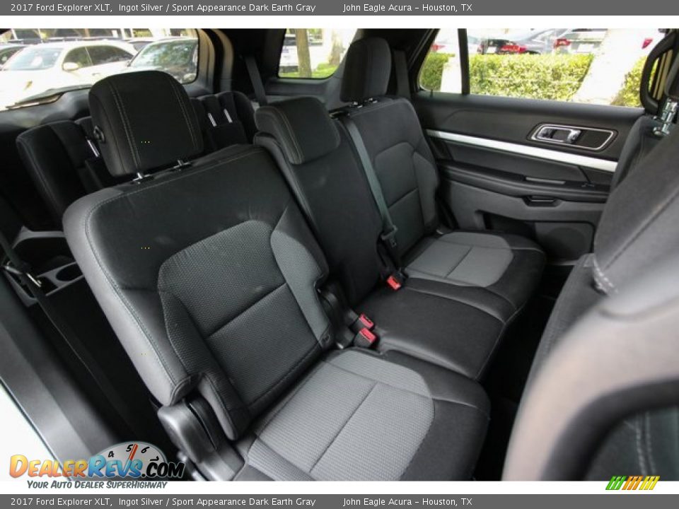 2017 Ford Explorer XLT Ingot Silver / Sport Appearance Dark Earth Gray Photo #24