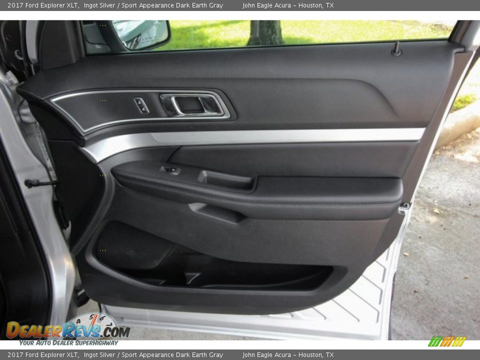 2017 Ford Explorer XLT Ingot Silver / Sport Appearance Dark Earth Gray Photo #25