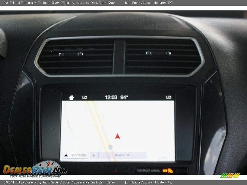 2017 Ford Explorer XLT Ingot Silver / Sport Appearance Dark Earth Gray Photo #29