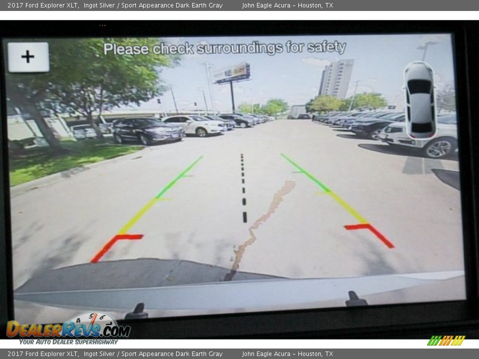 2017 Ford Explorer XLT Ingot Silver / Sport Appearance Dark Earth Gray Photo #34