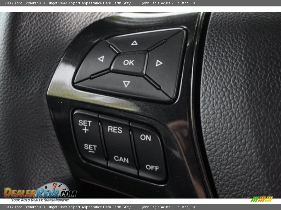 2017 Ford Explorer XLT Ingot Silver / Sport Appearance Dark Earth Gray Photo #36