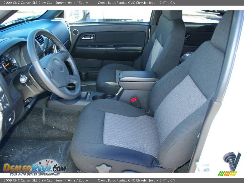 2009 GMC Canyon SLE Crew Cab Summit White / Ebony Photo #11