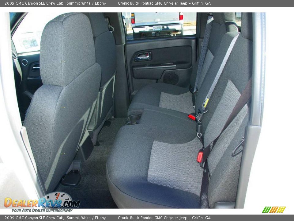 2009 GMC Canyon SLE Crew Cab Summit White / Ebony Photo #12