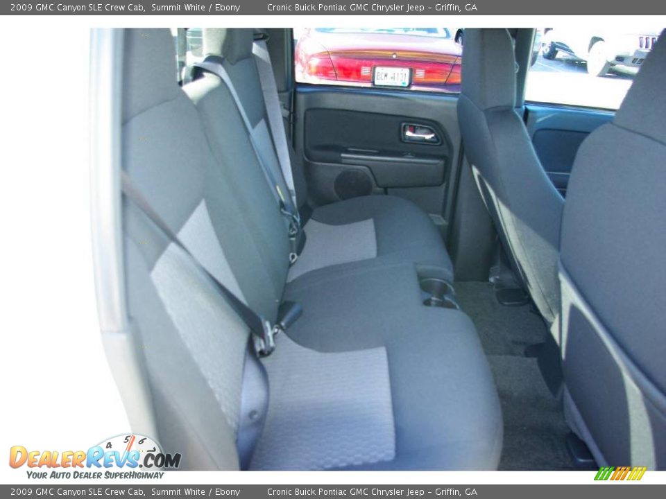 2009 GMC Canyon SLE Crew Cab Summit White / Ebony Photo #13
