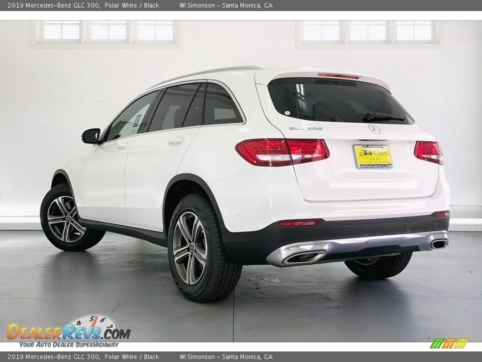 2019 Mercedes-Benz GLC 300 Polar White / Black Photo #2