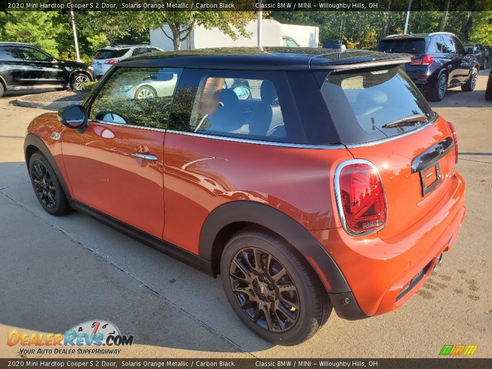 2020 Mini Hardtop Cooper S 2 Door Solaris Orange Metallic / Carbon Black Photo #3