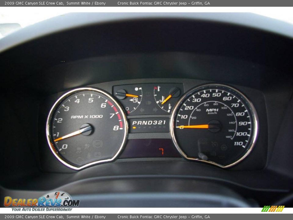 2009 GMC Canyon SLE Crew Cab Summit White / Ebony Photo #17