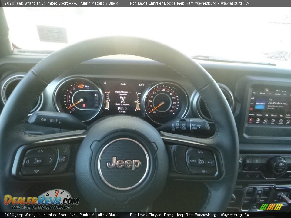 2020 Jeep Wrangler Unlimited Sport 4x4 Punkn Metallic / Black Photo #20