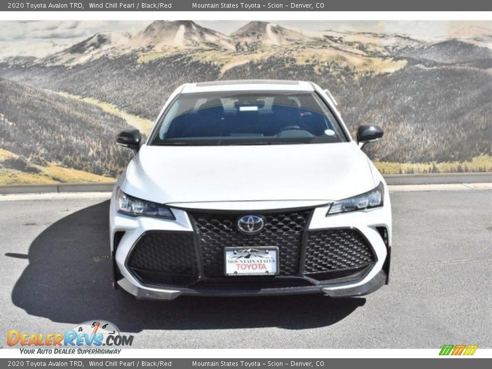 2020 Toyota Avalon TRD Wind Chill Pearl / Black/Red Photo #2