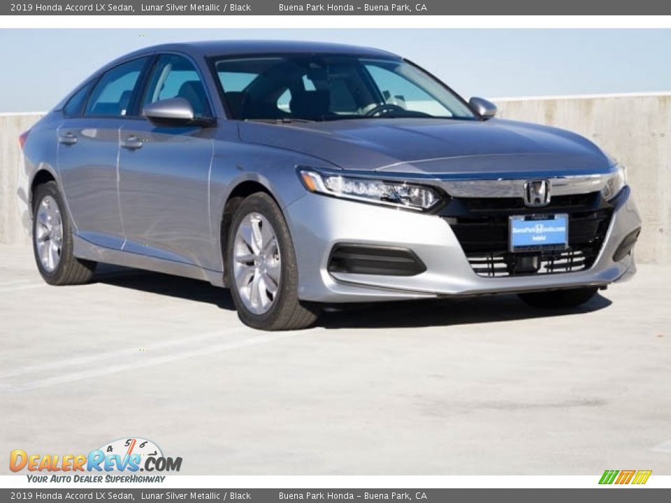 2019 Honda Accord LX Sedan Lunar Silver Metallic / Black Photo #1