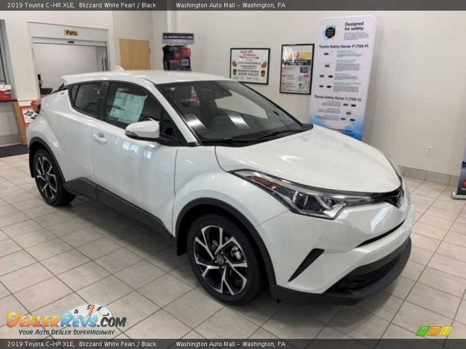 2019 Toyota C-HR XLE Blizzard White Pearl / Black Photo #1