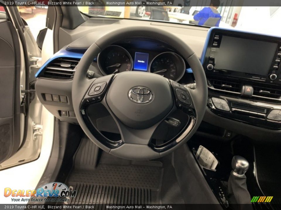 2019 Toyota C-HR XLE Blizzard White Pearl / Black Photo #8