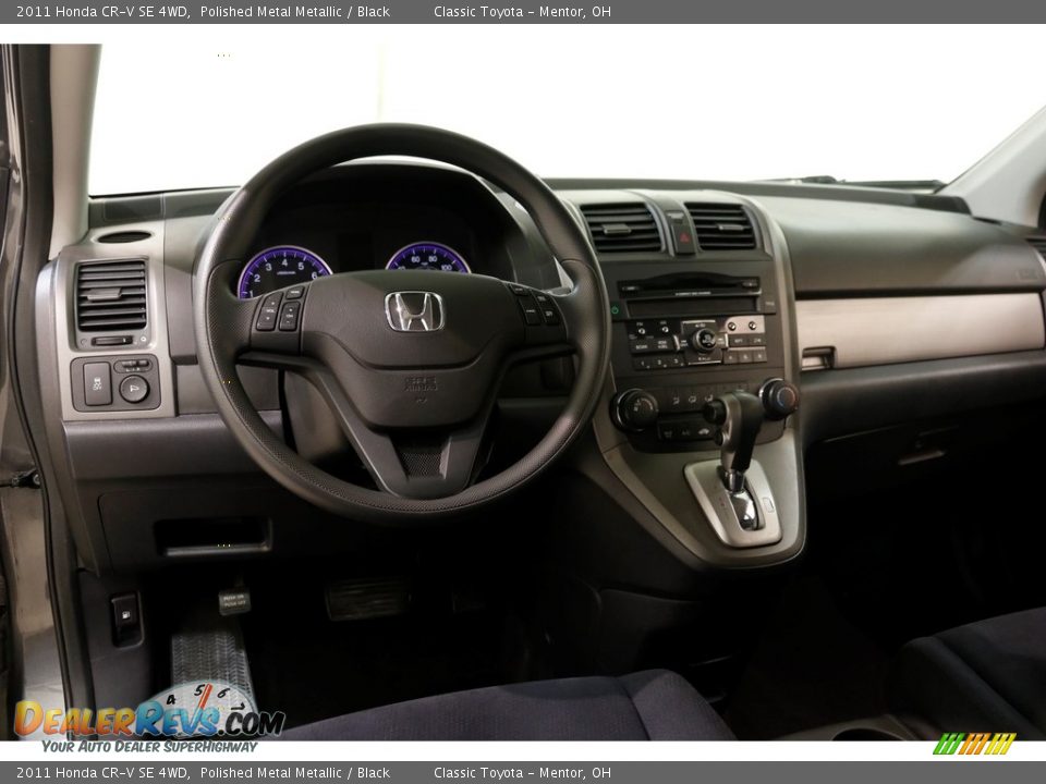 2011 Honda CR-V SE 4WD Polished Metal Metallic / Black Photo #6