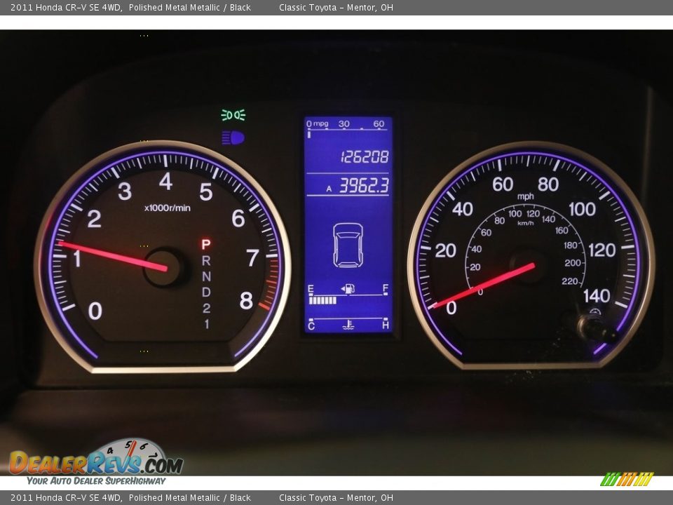 2011 Honda CR-V SE 4WD Polished Metal Metallic / Black Photo #8