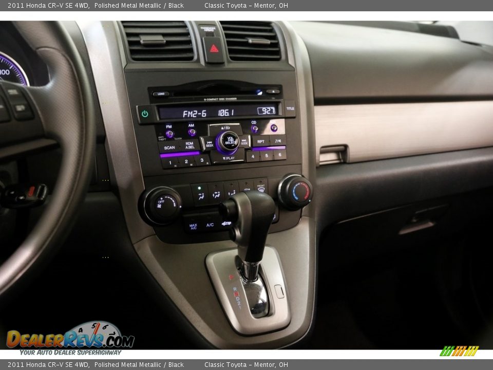 2011 Honda CR-V SE 4WD Polished Metal Metallic / Black Photo #9