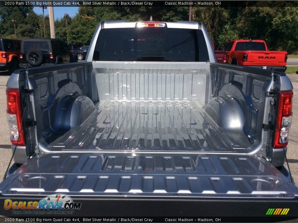 2020 Ram 1500 Big Horn Quad Cab 4x4 Billet Silver Metallic / Black/Diesel Gray Photo #9