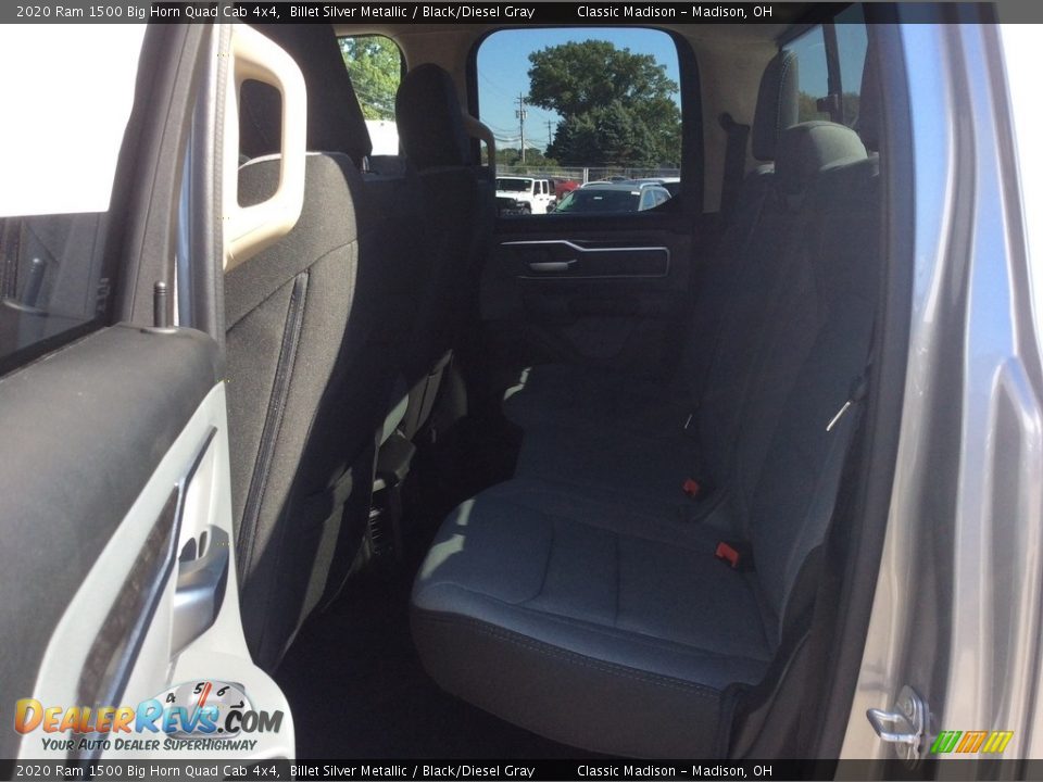 2020 Ram 1500 Big Horn Quad Cab 4x4 Billet Silver Metallic / Black/Diesel Gray Photo #16