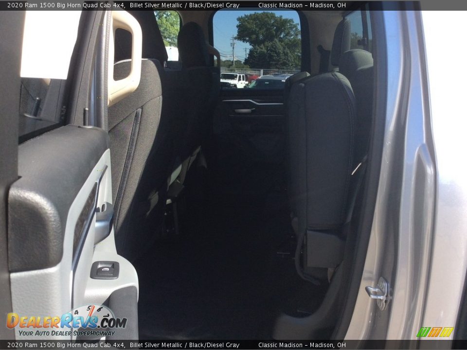 2020 Ram 1500 Big Horn Quad Cab 4x4 Billet Silver Metallic / Black/Diesel Gray Photo #17