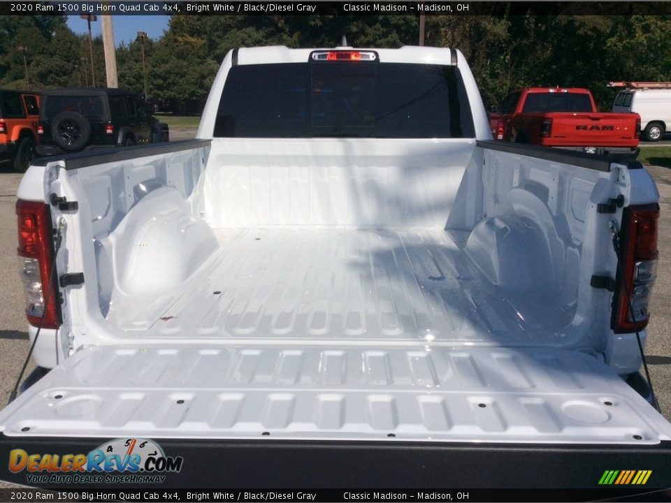 2020 Ram 1500 Big Horn Quad Cab 4x4 Bright White / Black/Diesel Gray Photo #9