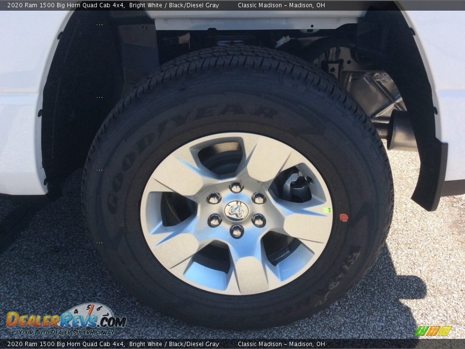 2020 Ram 1500 Big Horn Quad Cab 4x4 Bright White / Black/Diesel Gray Photo #10