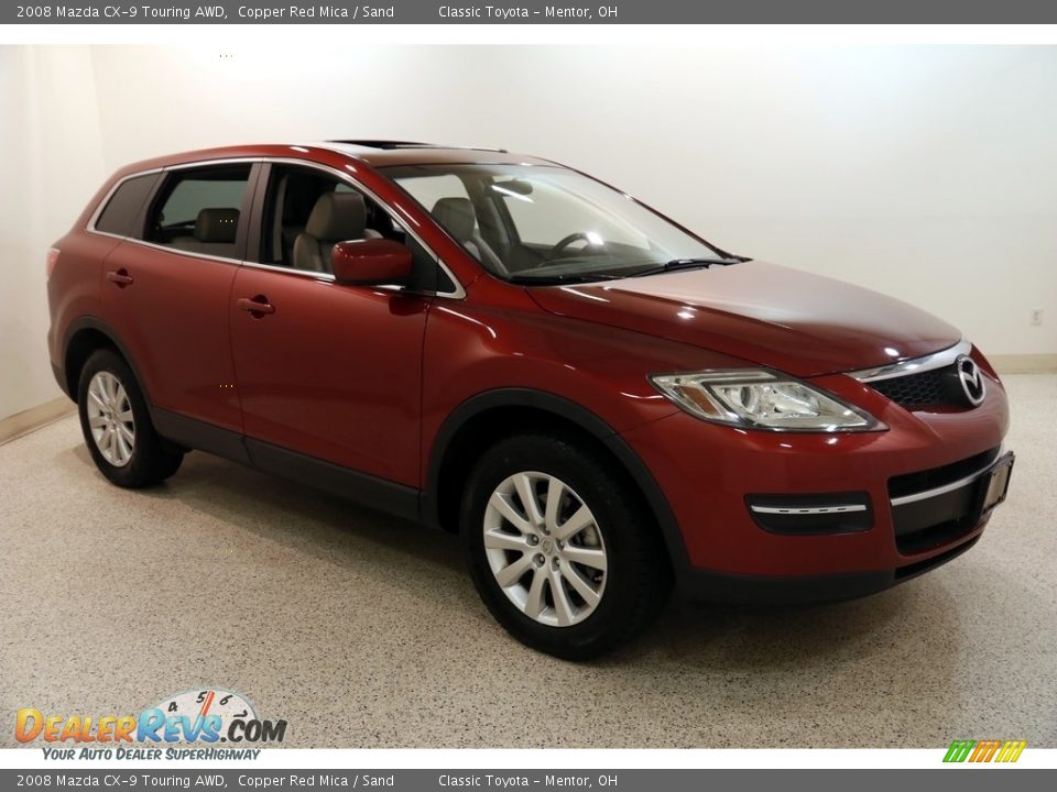 2008 Mazda CX-9 Touring AWD Copper Red Mica / Sand Photo #1