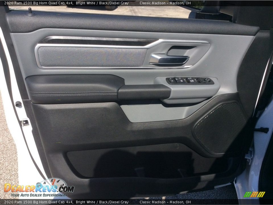 2020 Ram 1500 Big Horn Quad Cab 4x4 Bright White / Black/Diesel Gray Photo #11