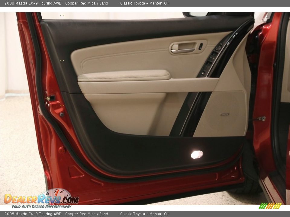 2008 Mazda CX-9 Touring AWD Copper Red Mica / Sand Photo #4