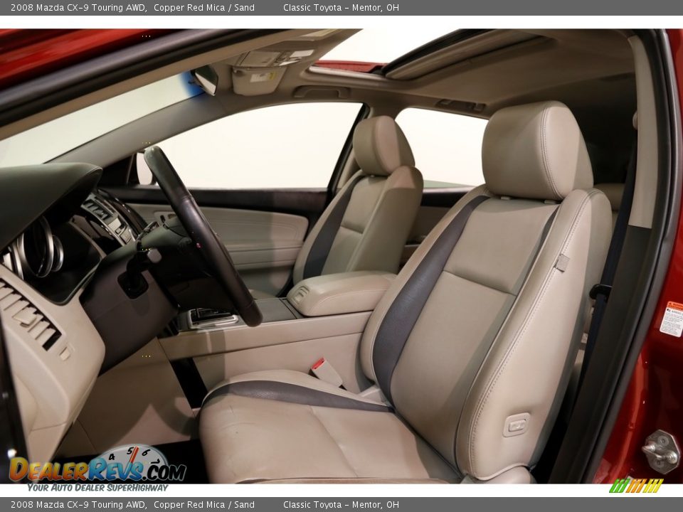 2008 Mazda CX-9 Touring AWD Copper Red Mica / Sand Photo #5