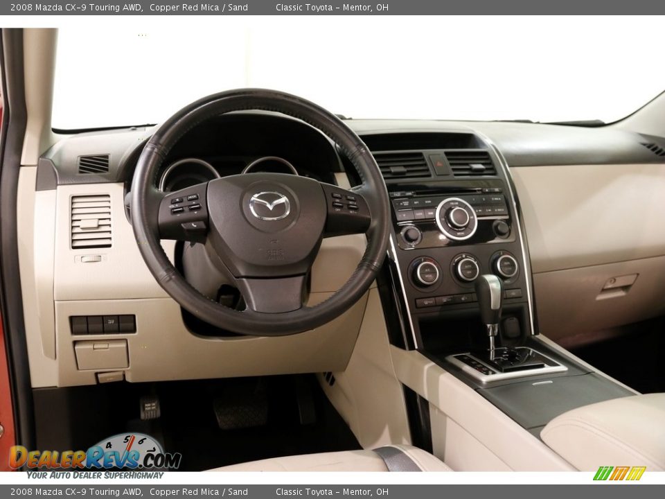 2008 Mazda CX-9 Touring AWD Copper Red Mica / Sand Photo #6