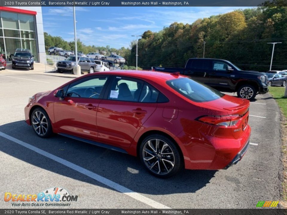2020 Toyota Corolla SE Barcelona Red Metallic / Light Gray Photo #2