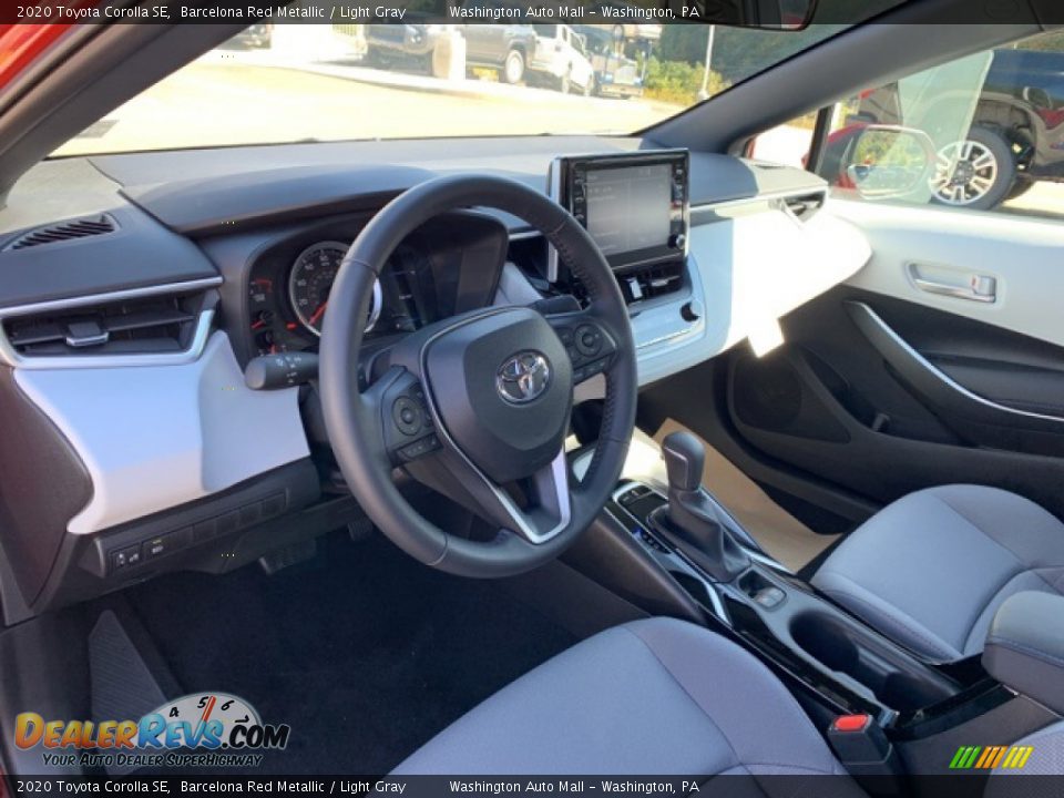 2020 Toyota Corolla SE Barcelona Red Metallic / Light Gray Photo #3