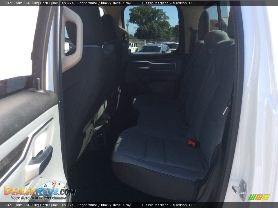 2020 Ram 1500 Big Horn Quad Cab 4x4 Bright White / Black/Diesel Gray Photo #16