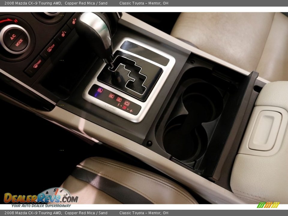 2008 Mazda CX-9 Touring AWD Copper Red Mica / Sand Photo #12