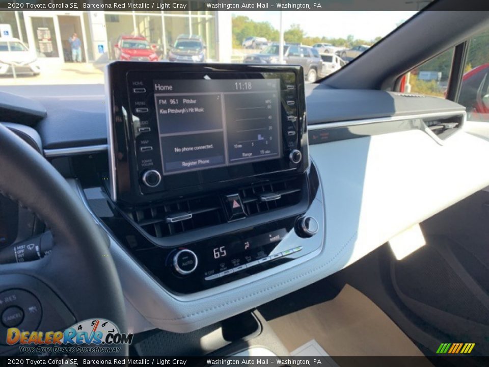 2020 Toyota Corolla SE Barcelona Red Metallic / Light Gray Photo #5