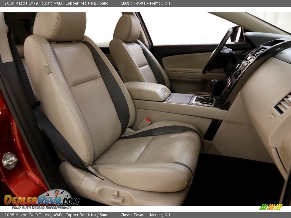 2008 Mazda CX-9 Touring AWD Copper Red Mica / Sand Photo #13