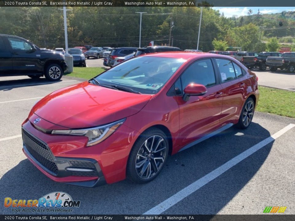 2020 Toyota Corolla SE Barcelona Red Metallic / Light Gray Photo #6