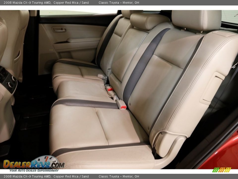 2008 Mazda CX-9 Touring AWD Copper Red Mica / Sand Photo #15