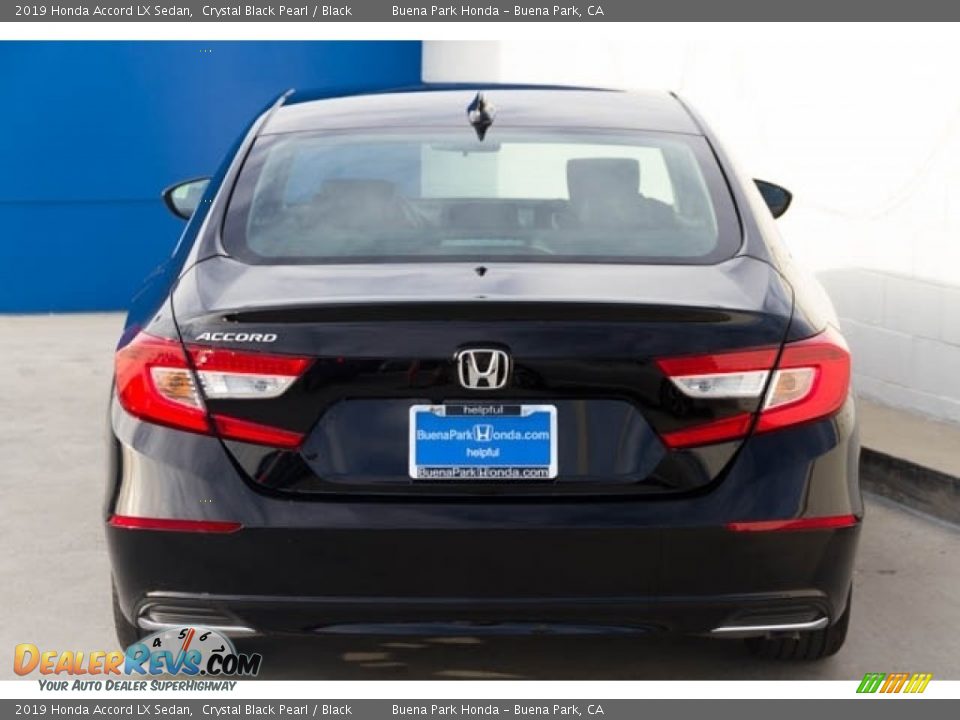 2019 Honda Accord LX Sedan Crystal Black Pearl / Black Photo #6