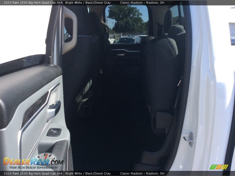 2020 Ram 1500 Big Horn Quad Cab 4x4 Bright White / Black/Diesel Gray Photo #17