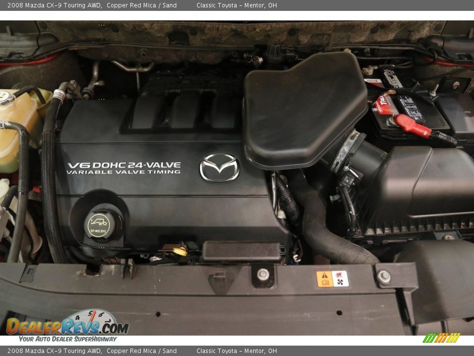 2008 Mazda CX-9 Touring AWD Copper Red Mica / Sand Photo #18