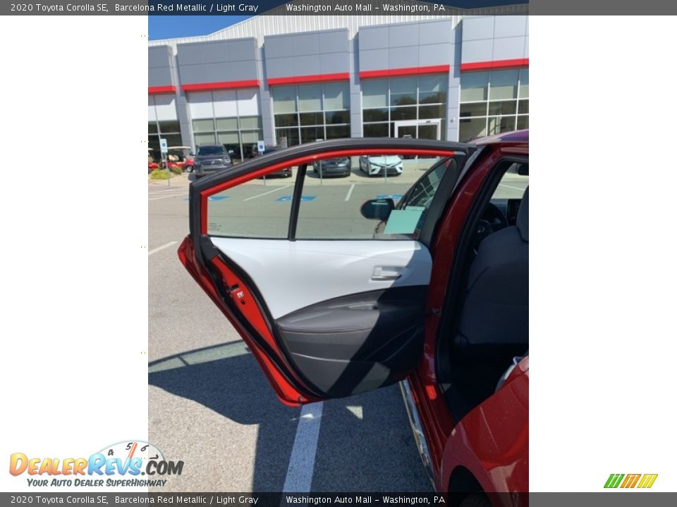 2020 Toyota Corolla SE Barcelona Red Metallic / Light Gray Photo #14
